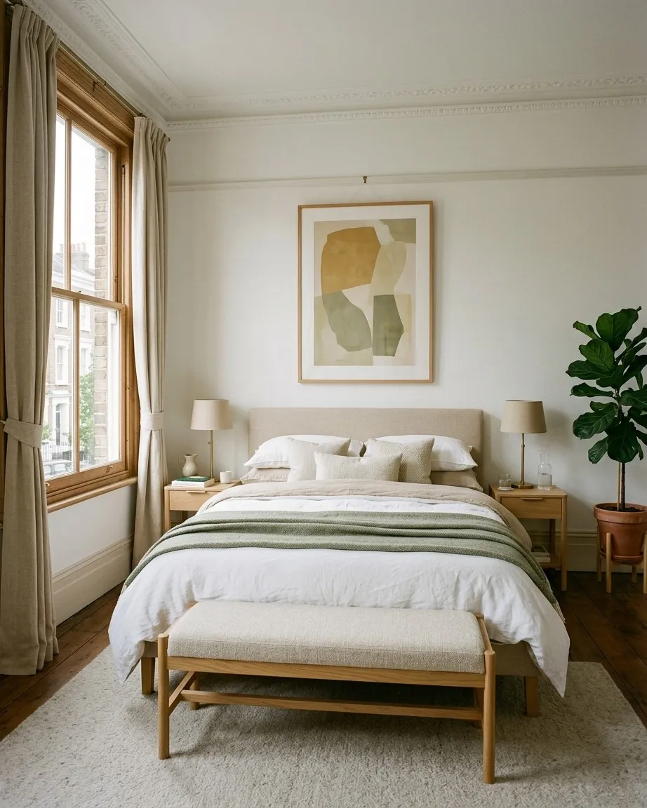 Bedroom, after staging
