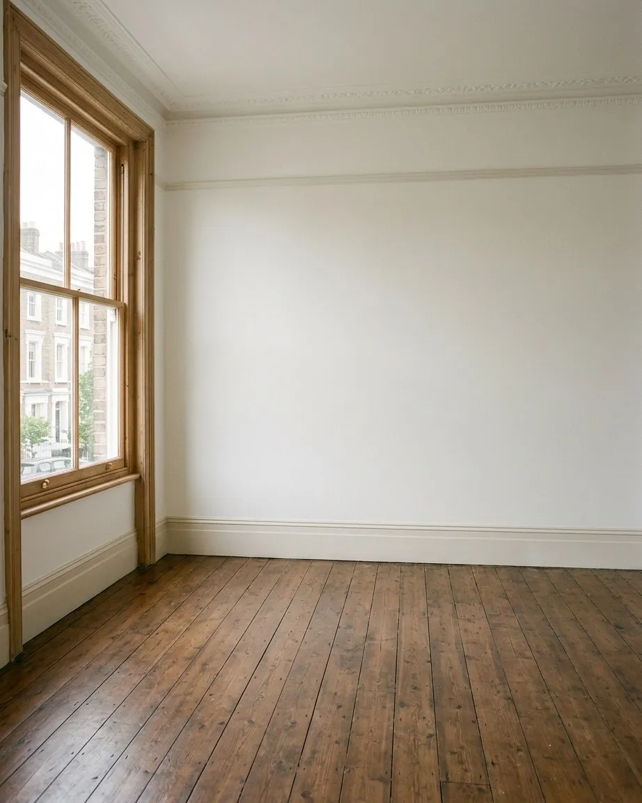Bedroom, before staging