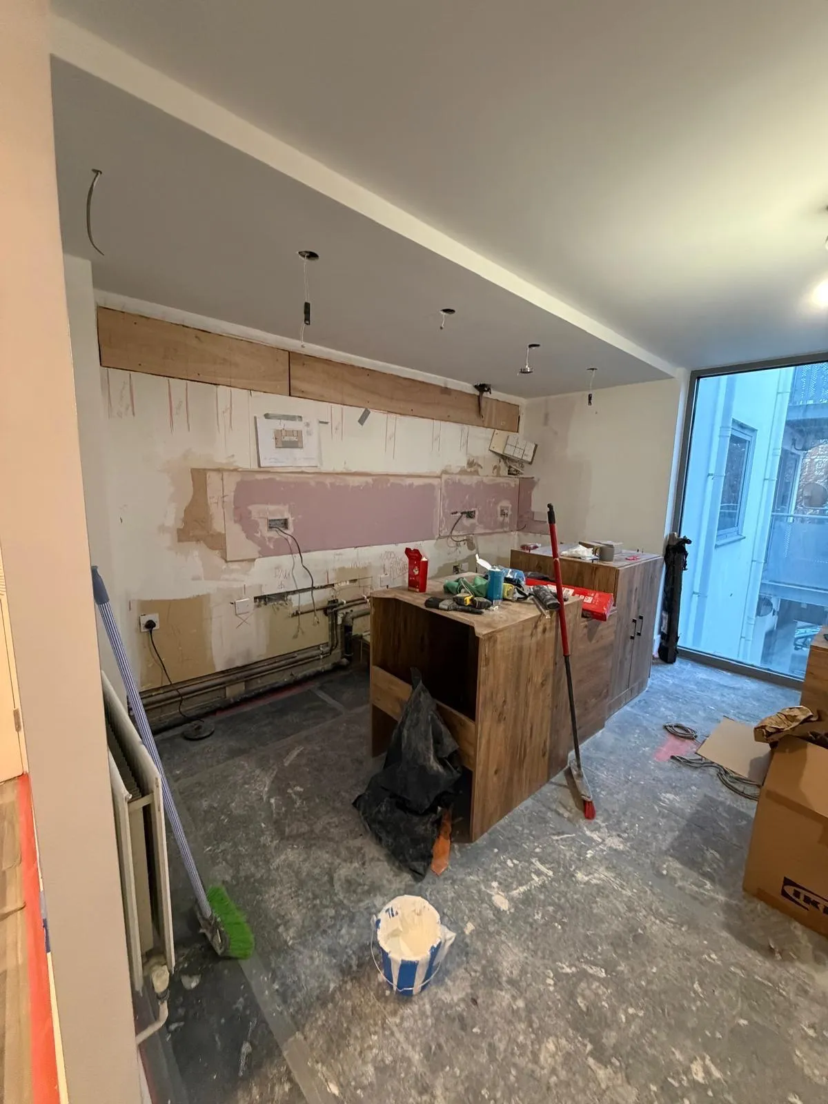 Kitchen, before the work